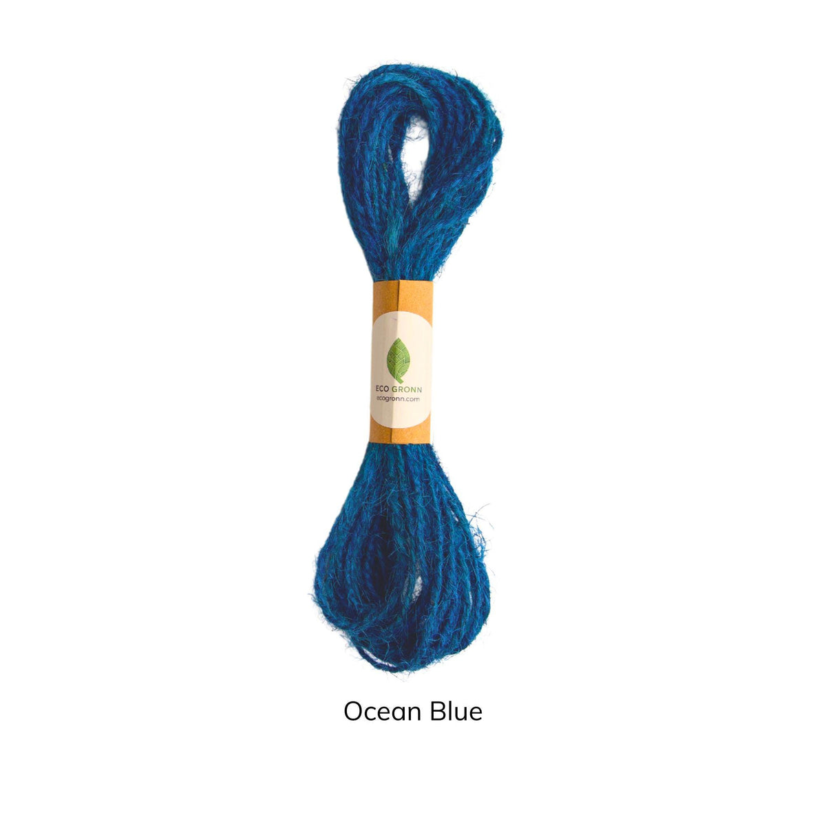 Blue Jute Twine Cord | Single 10-Yard Spool | Ocean, Turquoise, Midnight Blue Artisan String for Gift Wrapping, Macrame Crafting