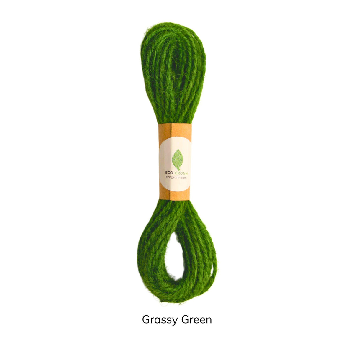 Green Jute Twine Cord  | Single 10-Yard Spool | Forest, Grassy, Olive Natural Biodegradable String for Crafts, Decor & Holiday Gifting