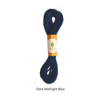 Blue Jute Twine Cord | Single 10-Yard Spool | Ocean, Turquoise, Midnight Blue Artisan String for Gift Wrapping, Macrame Crafting