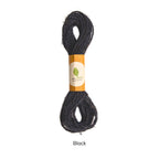 Dark Jute Twine Cord | Single 10-Yard Spool | Black, Purple, Brown Rustic String for Macrame, Gifting and Crafting