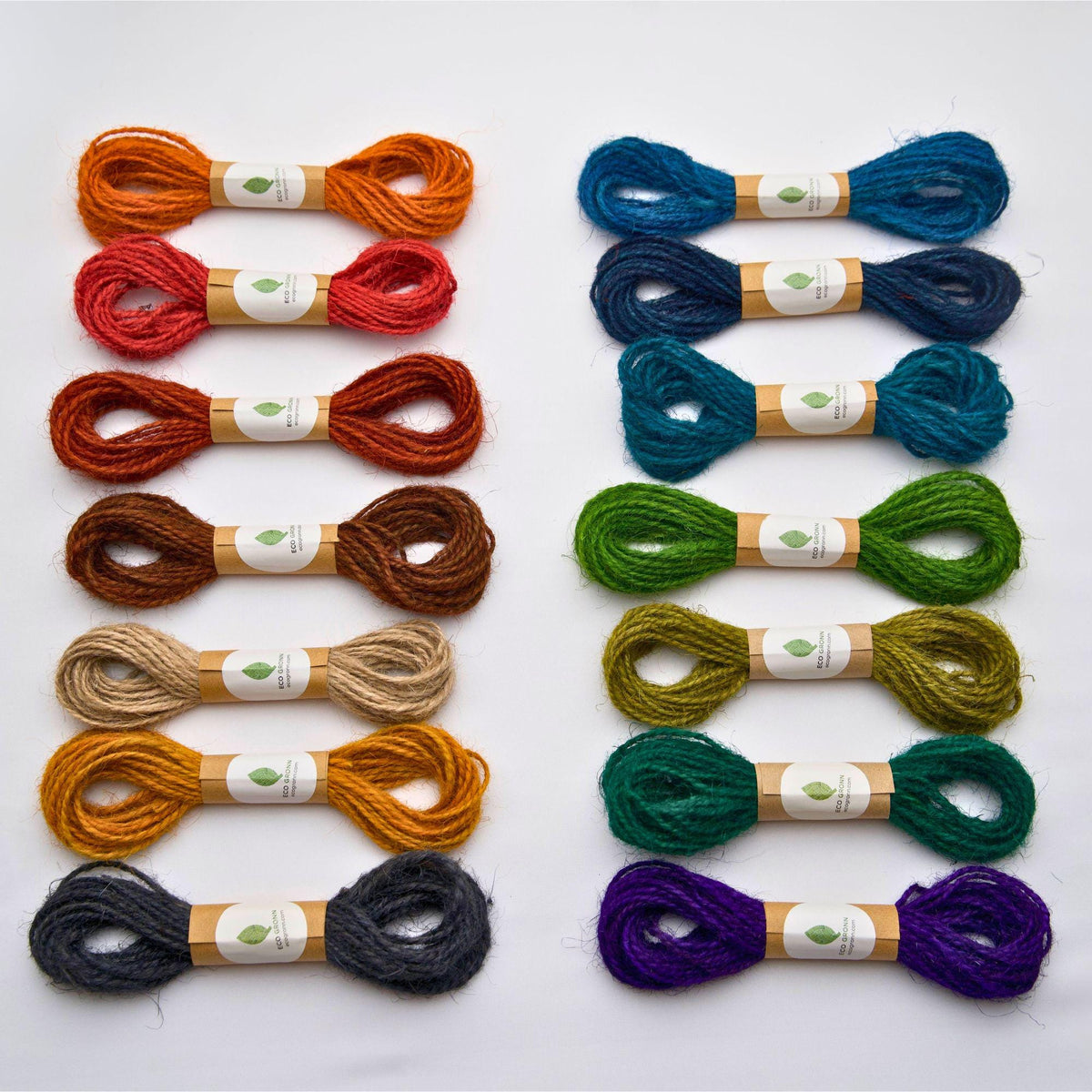 Natural Jute Twine Cord | Single 10-Yard Spool | Choose from 14 Vibrant Colors