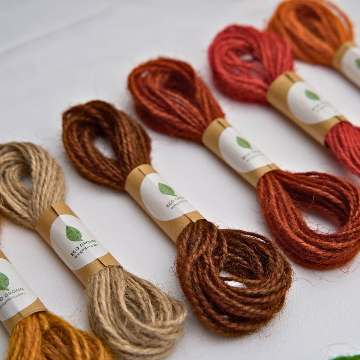 Red Jute Twine Cord | Single 10-Yard Spool | Terracotta, Earthy Shades Biodegradable String for Holiday Gifting, Crafts and Decor