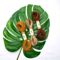 Natural & Brown Jute Twine Cord | Single 10-Yard Spool | Natural, Brown & Golden Brown Biodegradable String