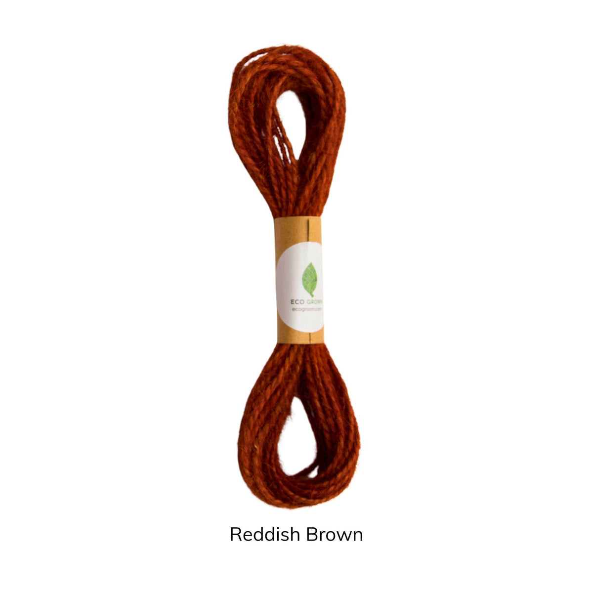Red Jute Twine Cord | Single 10-Yard Spool | Terracotta, Earthy Shades Biodegradable String for Holiday Gifting, Crafts and Decor