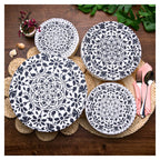 Organic Cotton Bowl Covers Set of 4 | Turkish Mandala Print, Reusable Fabric Dish Covers & Sourdough Proofing Cloths
